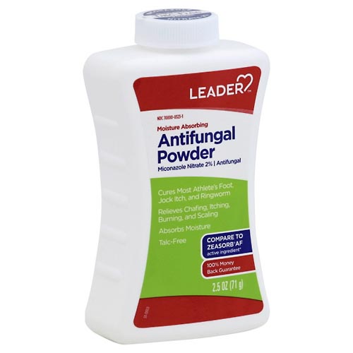 Image for Leader Antifungal Powder, Moisture Absorbing,2.5oz from MIDLOTHIAN APOTHECARY WATKINS CENTRE