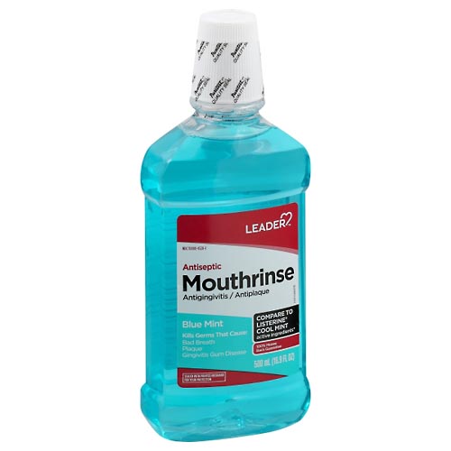 Image for Leader Mouthrinse, Blue Mint,500ml from MIDLOTHIAN APOTHECARY WATKINS CENTRE