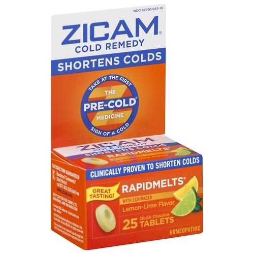 Image for Zicam Cold Remedy, Lemon-Lime Flavor, Quick Dissolve Tablets,25ea from MIDLOTHIAN APOTHECARY WATKINS CENTRE